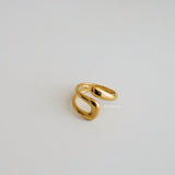 HARVEY Statement Ring - Gold Plated