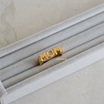 MOM Statement Ring - Gold Plated