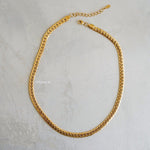 GAVIN 6mm Curb Chain Necklace - Gold Plated