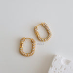 JAX | Everyday - Gold Plated Zirconia Hoop Earrings