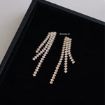 BILLIE | Wedding - Zirconia Dangle Earrings
