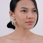ILESE | Wedding - Pearl Flower Earrings