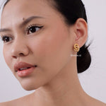 CAPRI Dough Twist Earrings - Gold Plated