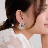 BREA | Wedding Collection - Zirconia Statement Bridal Earrings