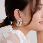 BREA | Wedding Collection - Zirconia Statement Bridal Earrings