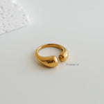 LIAM | Everyday - Gold Plated Adjustable Chunky Ring
