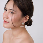 BLOOM | Wedding Collection - Zirconia Flower Stud Earrings