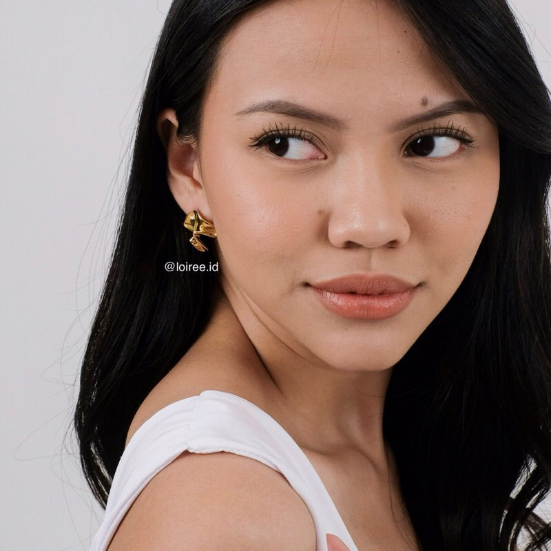 REESE Irregular Stud Earrings - Gold Plated