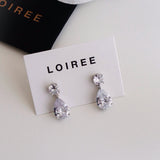 ELORA Zirconia Necklace Earrings Set - Wedding