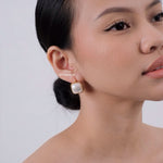 ASTON Big Square Earrings - Gold Plated