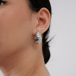 FOSTER Chunky Teardrop Earrings - Gold Plated