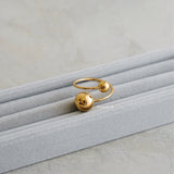OWEN Adjustable Ball Ring - Gold Plated