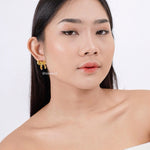 CASSIDY Coquette Bow Earrings - Gold Plated