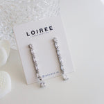 ALBA | Wedding Collection - Zirconia Dangle Stud Earrings