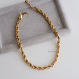 GEORGIA | Everyday - Gold Plated Chunky Necklace