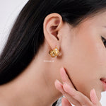 RUKA | Lunar - Gold Plated Hoop Earrings