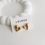 SUKI | Valentine - Gold Plated Heart Earrings
