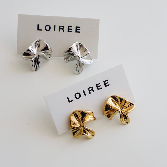 REESE Irregular Stud Earrings - Gold Plated