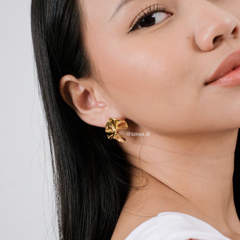 REESE Irregular Stud Earrings - Gold Plated