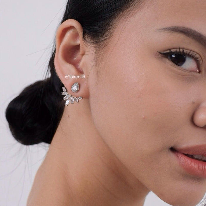 DAWN Zirconia Bridal Earrings - Wedding