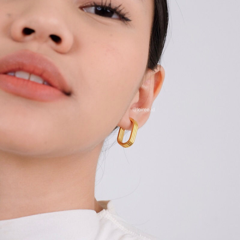 BENNET Stud Earrings - Gold Plated