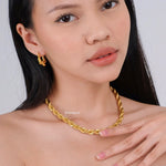 GEORGIA | Everyday - Gold Plated Chunky Necklace
