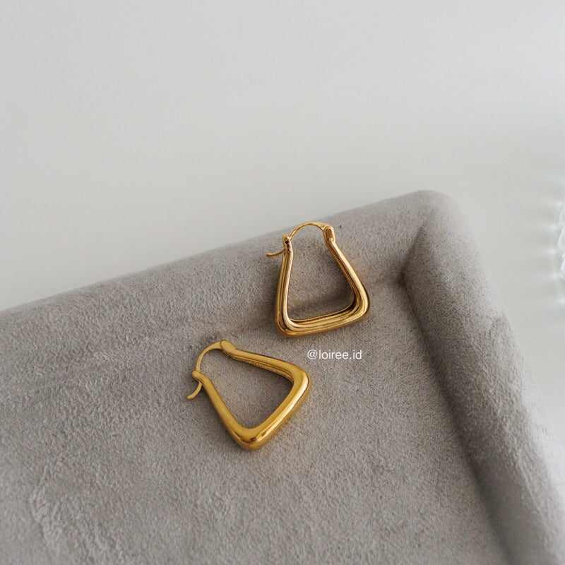 TROY | Everyday - Gold Plated Trapeze Earrings