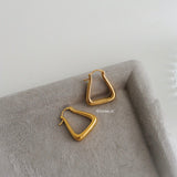 TROY | Everyday - Gold Plated Trapeze Earrings