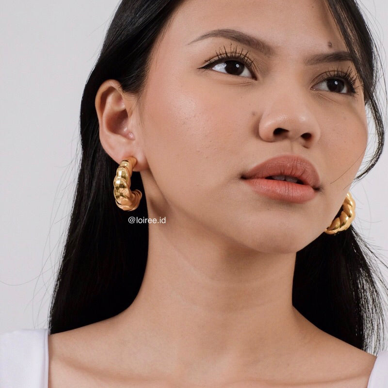 SONNET | Everyday - Gold Plated Chunky Earrings
