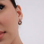 BENSON Round Hoop Earrings - Gold Plated