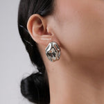 ROCKY Irregular Statement Earrings - Gold Plated