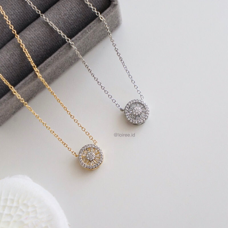 VIAN | Wedding Collection - Zirconia Round Chain Necklace