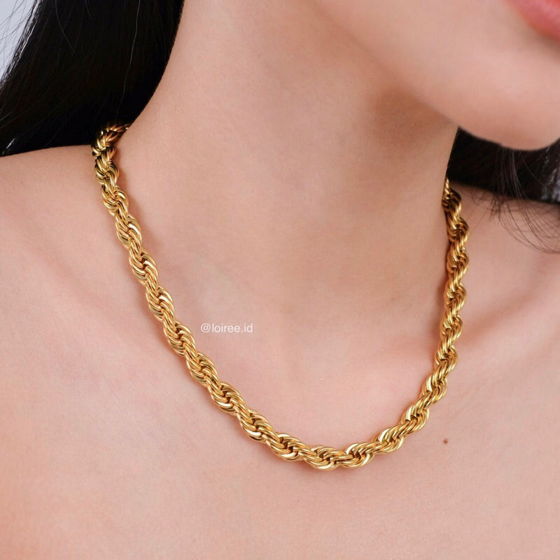 GEORGIA | Everyday - Gold Plated Chunky Necklace