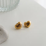 AMOR | Everyday - Gold Plated Heart Earrings