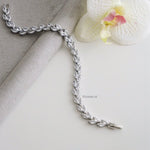 AYANA Bracelet - Zirconia Leaf Paved Bracelet