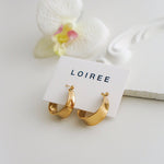 REN | Lunar - Gold Plated Hoop Earrings