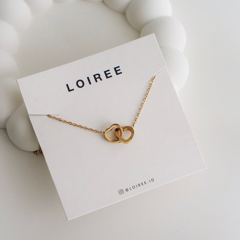 NOA | Valentine - Gold Plated Heart Necklace