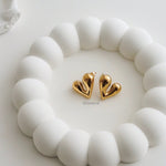 SUKI | Valentine - Gold Plated Heart Earrings