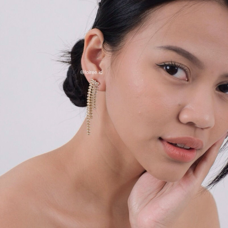 BILLIE | Wedding - Zirconia Dangle Earrings