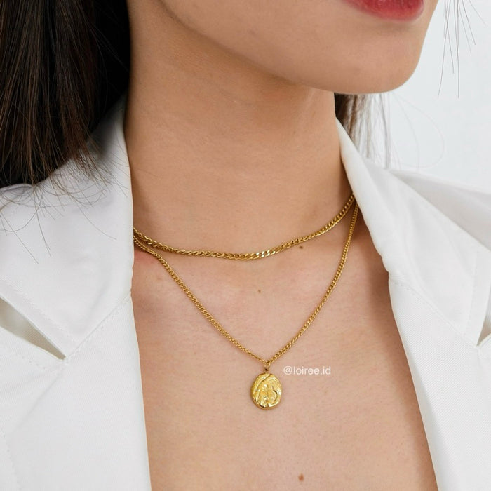 KNOX Double Layer Necklace - Gold Plated