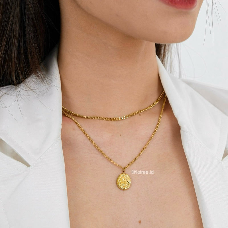 KNOX Double Layer Necklace - Gold Plated