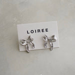 CASSIDY Coquette Bow Earrings - Gold Plated