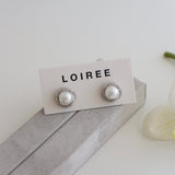 RALINE Zirconia Pearl Stud Earrings - Wedding