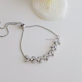 LYDIA Adjustable Bracelet - Zirconia Paved Bracelet