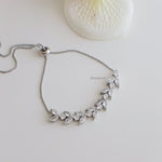 LYDIA Adjustable Bracelet - Zirconia Paved Bracelet