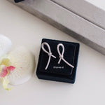 GWEN | Wedding Collection - Zirconia Bow Stud Earrings