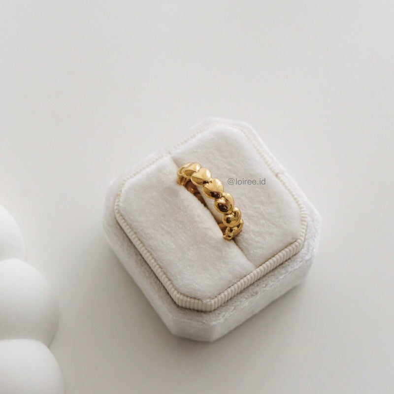 CONOR | Valentine - Gold Plated Adjustable Ring