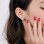 DAIVA | Raya - Zirconia Pearl Earrings