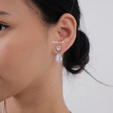 ELORA Zirconia Necklace Earrings Set - Wedding