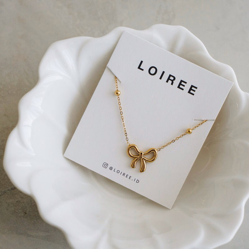AUBREE Bow Bracelet - Gold Plated